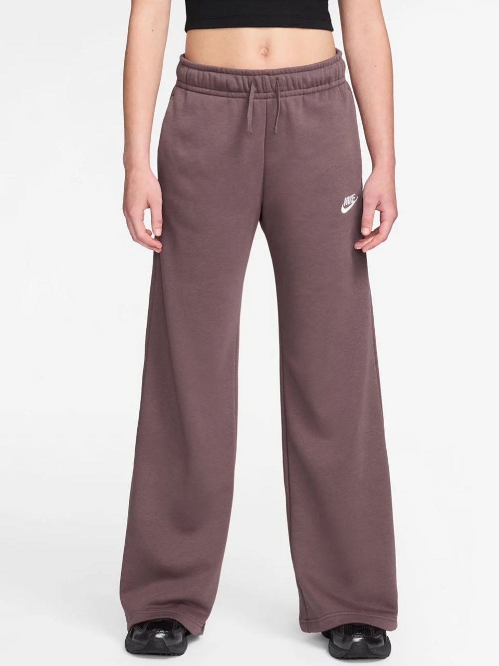 NWT Nike Sportswear Club Fleece Wide-Leg Sweatpants